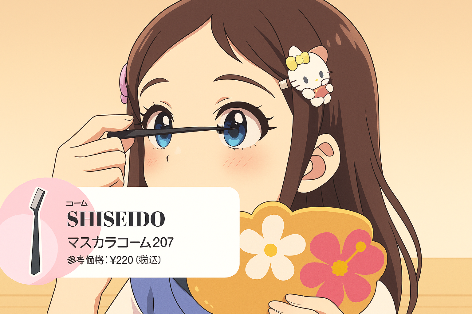 ゆきりん（柏木由紀）愛用の”まつ毛コーム”はコレだ！