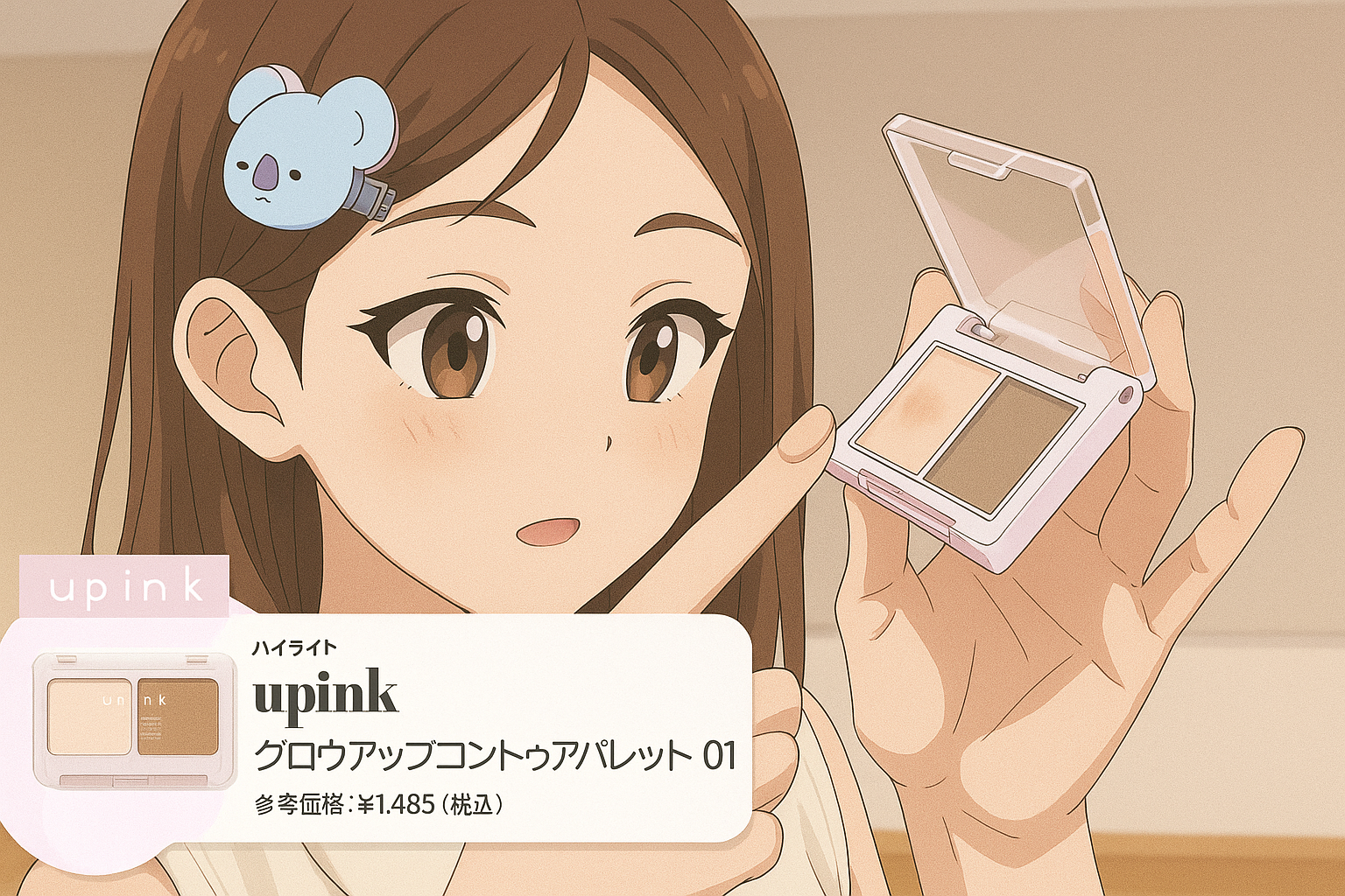 ゆきりん(柏木由紀)愛用のハイライトとシェーディングパレットはコレだ!