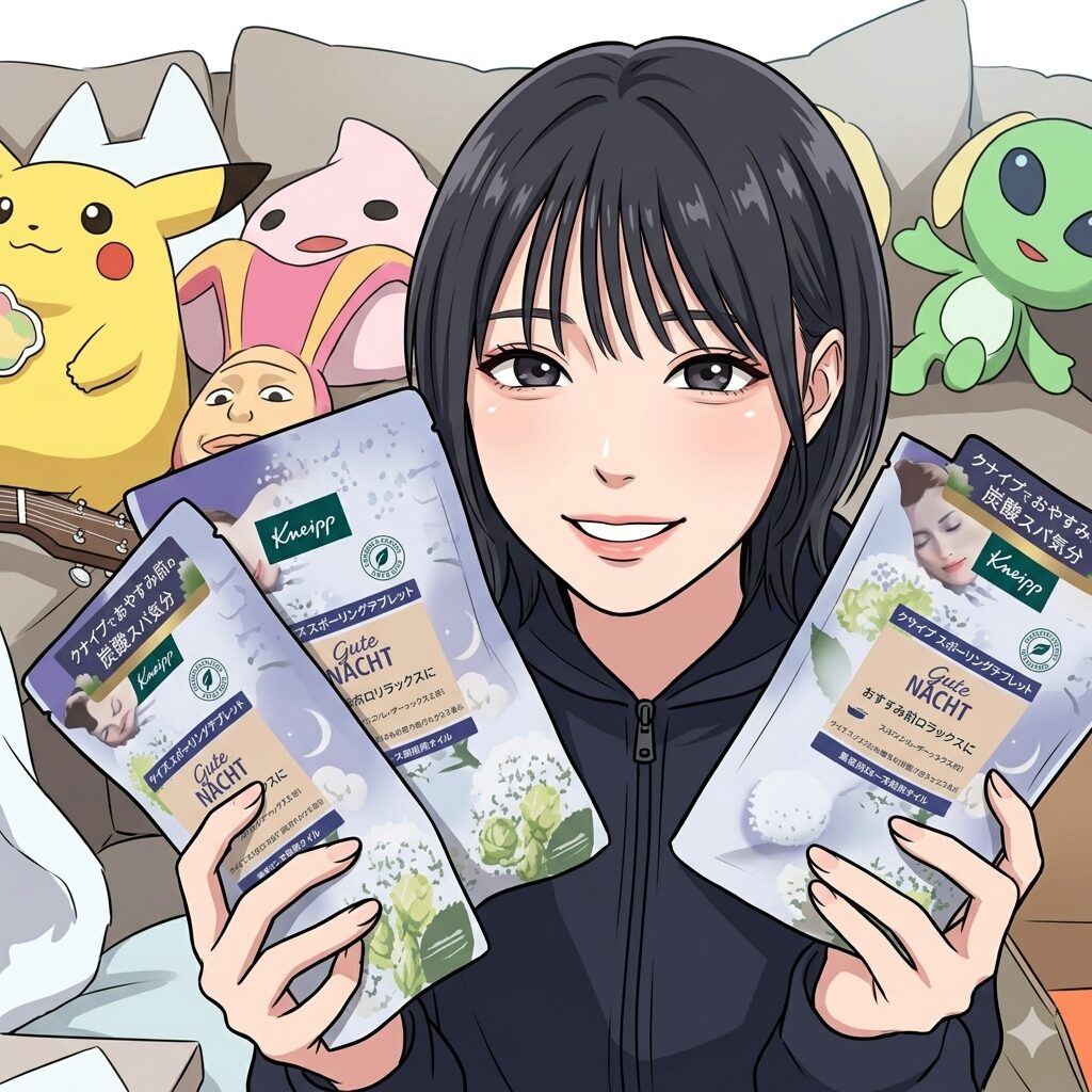 【よさげ♡】あのちゃん愛用の”クナイプ グーテナハト スパークリングタブレット（お休み前の炭酸スパ）”が気になる！