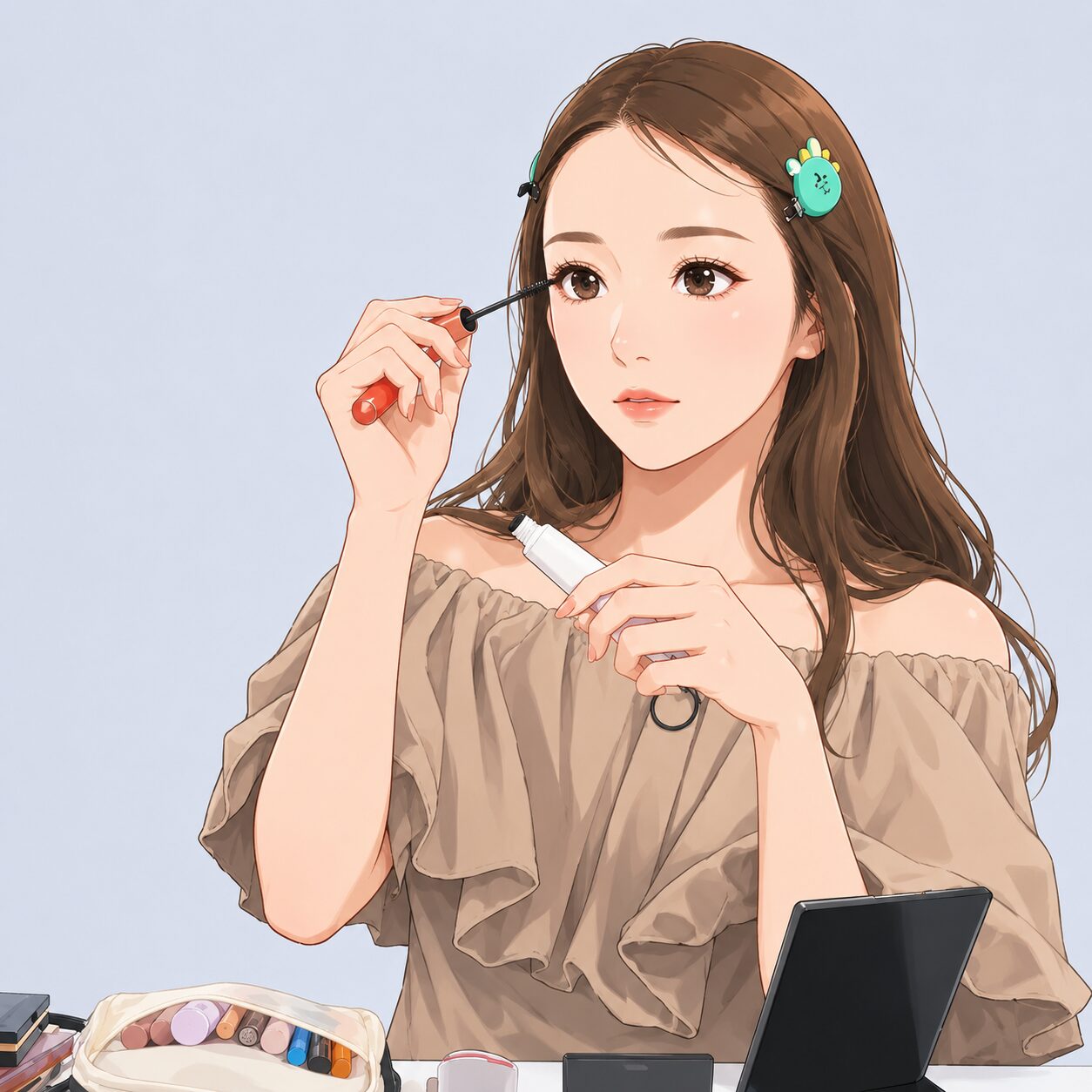【なぜ？】後藤真希は”rom&nd（ロムアンド） ハンオールブロウカラ”を使うのか