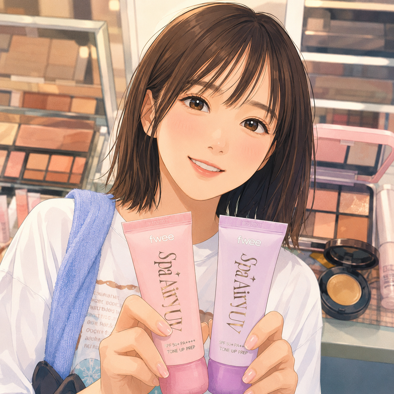 【むぅ？】本田翼も注目の化粧下地がかわいい♡ 〜fweeのやつ やっぱり人気です♪〜