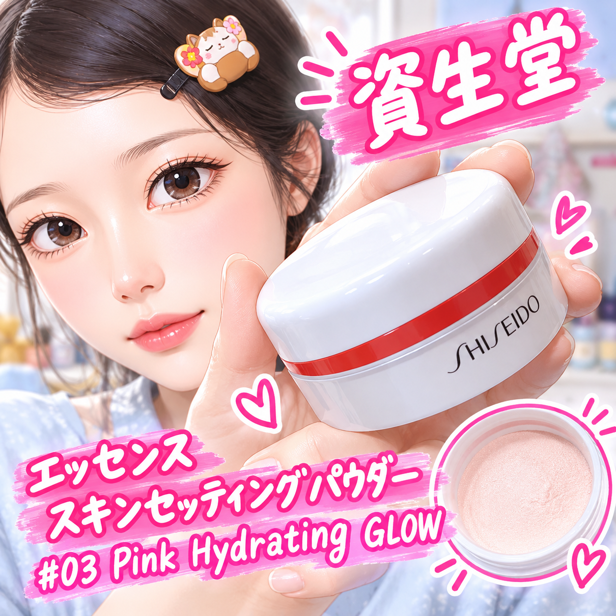 【むむっ？】あのちゃん愛用のルースパウダーはコレだ！ 〜資生堂のやつなら間違いない！〜