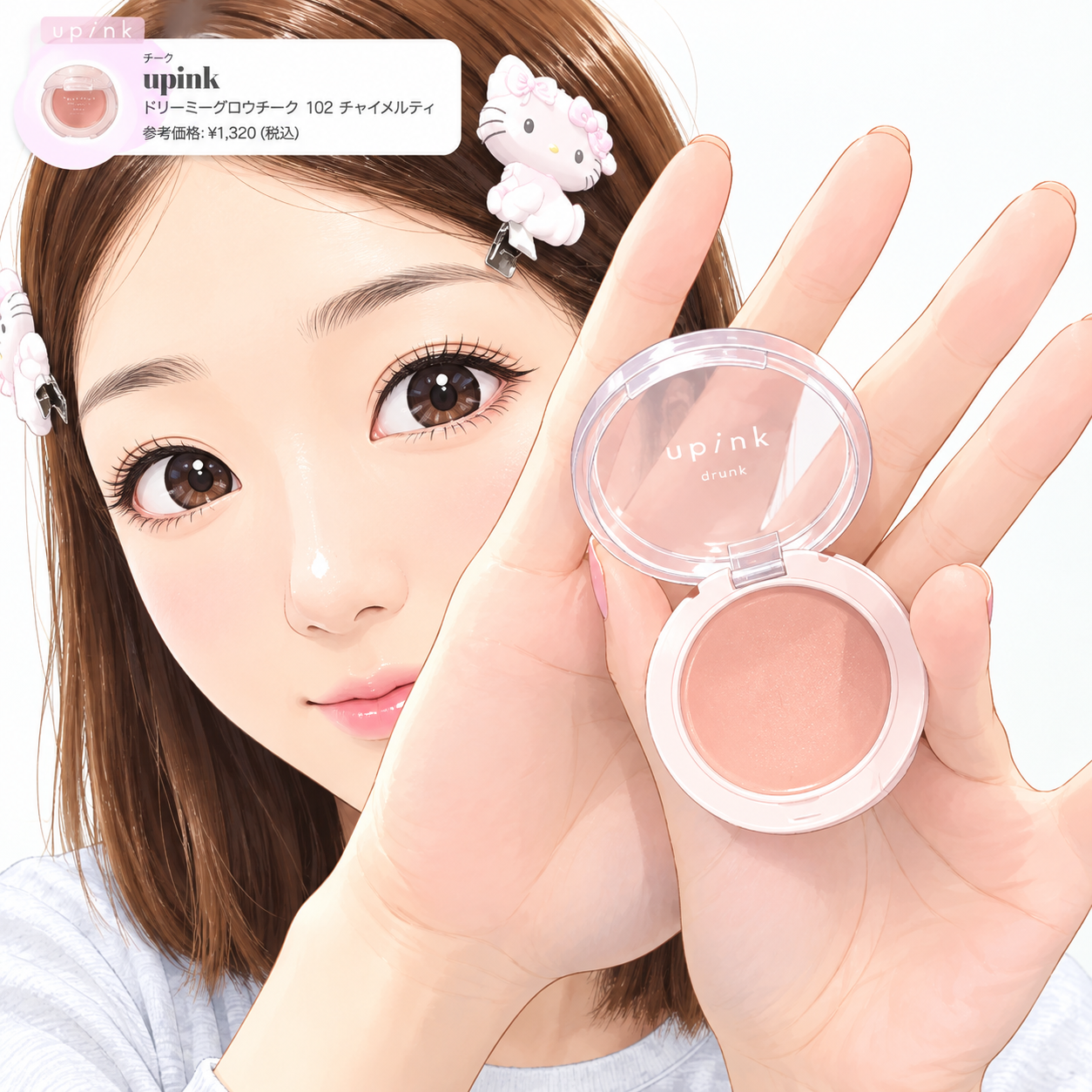 【くぅ】ゆきりん愛用のチークはコレだ！ 〜アットコスメでも人気みたい♪〜