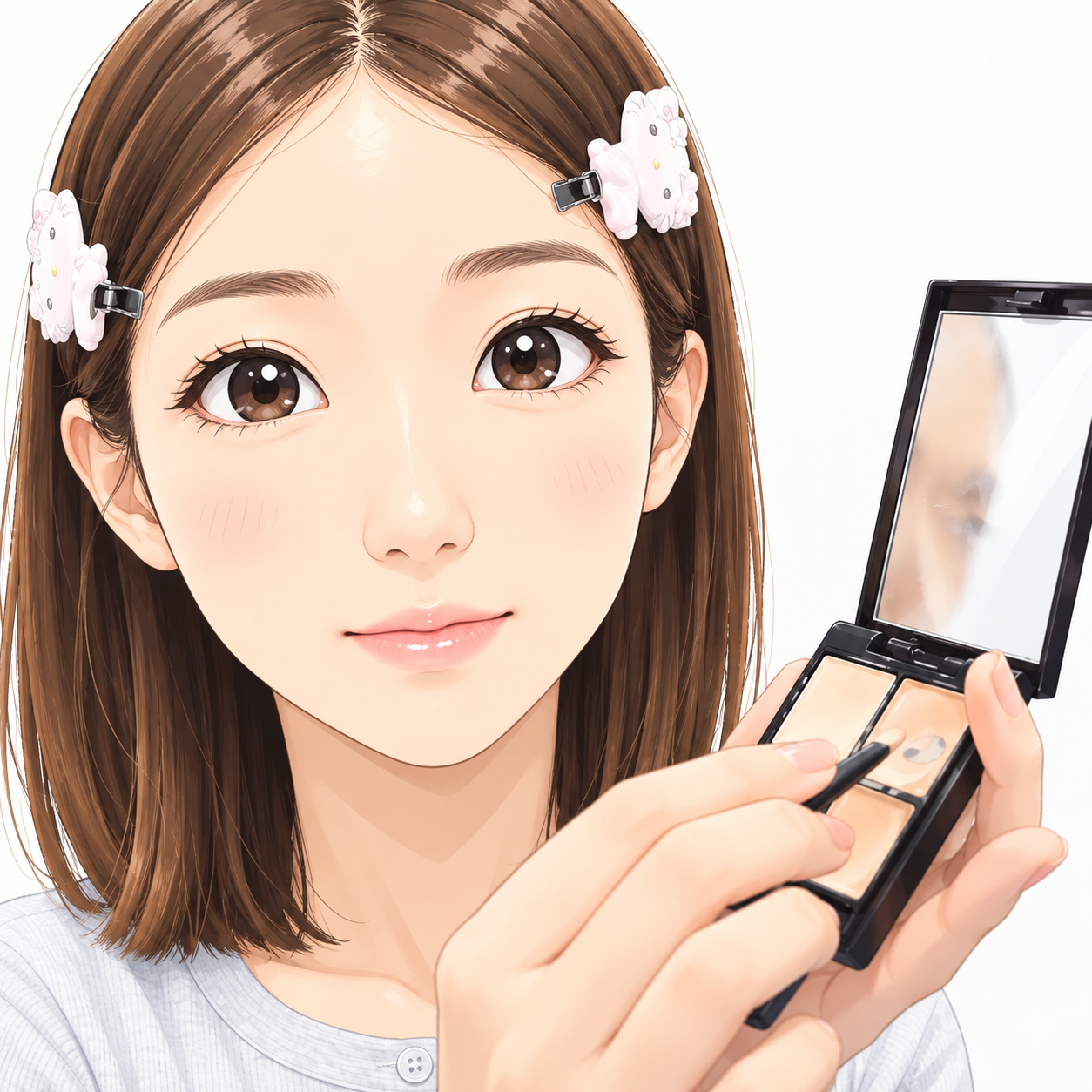 【むふっ】ゆきりん愛用のコンシーラーパレットがおしゃれ♪ 〜コスメデコルテの人気のやつだ！〜