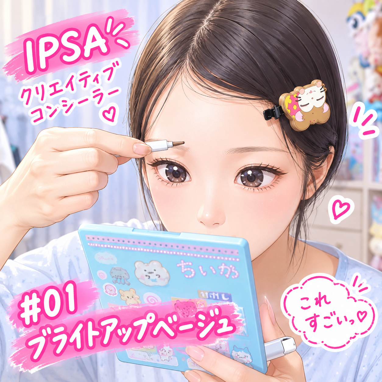 【むふっ】あのちゃん愛用のコンシーラーはコレだ！ 〜やっぱりIPSAだよね♪〜