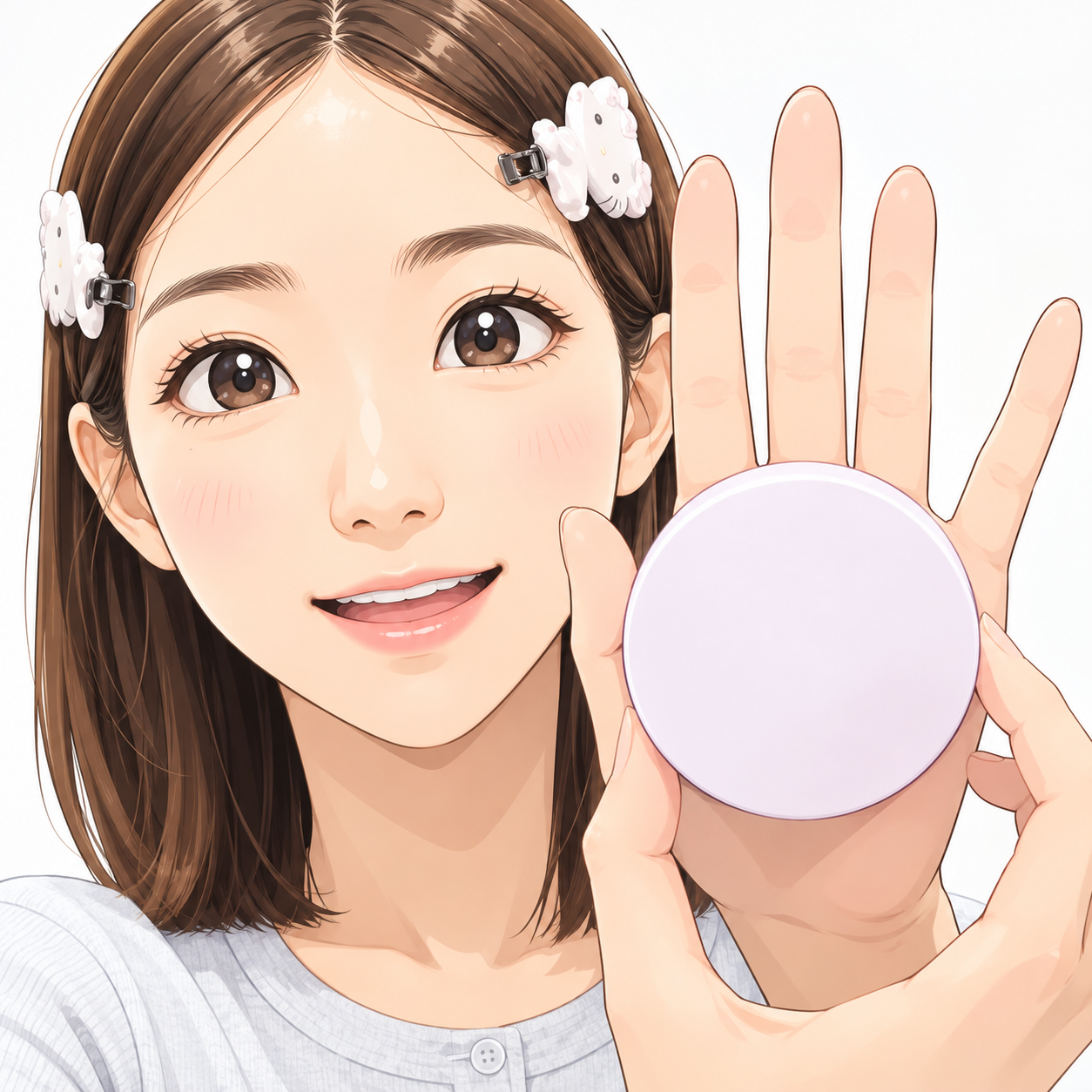 【これね♪】ゆきりん愛用のファンデがミニで手軽でかわいい 〜携帯に良さそう♪〜